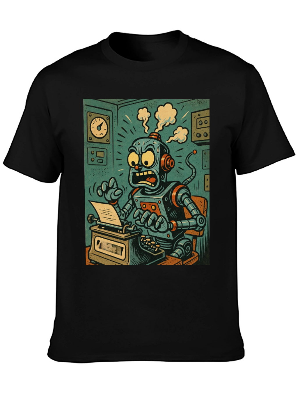 Robot Overload T-Shirt - Sci-Fi Style