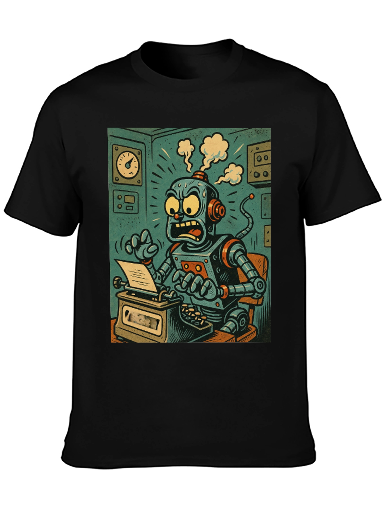 Robot Overload T-Shirt - Sci-Fi Style