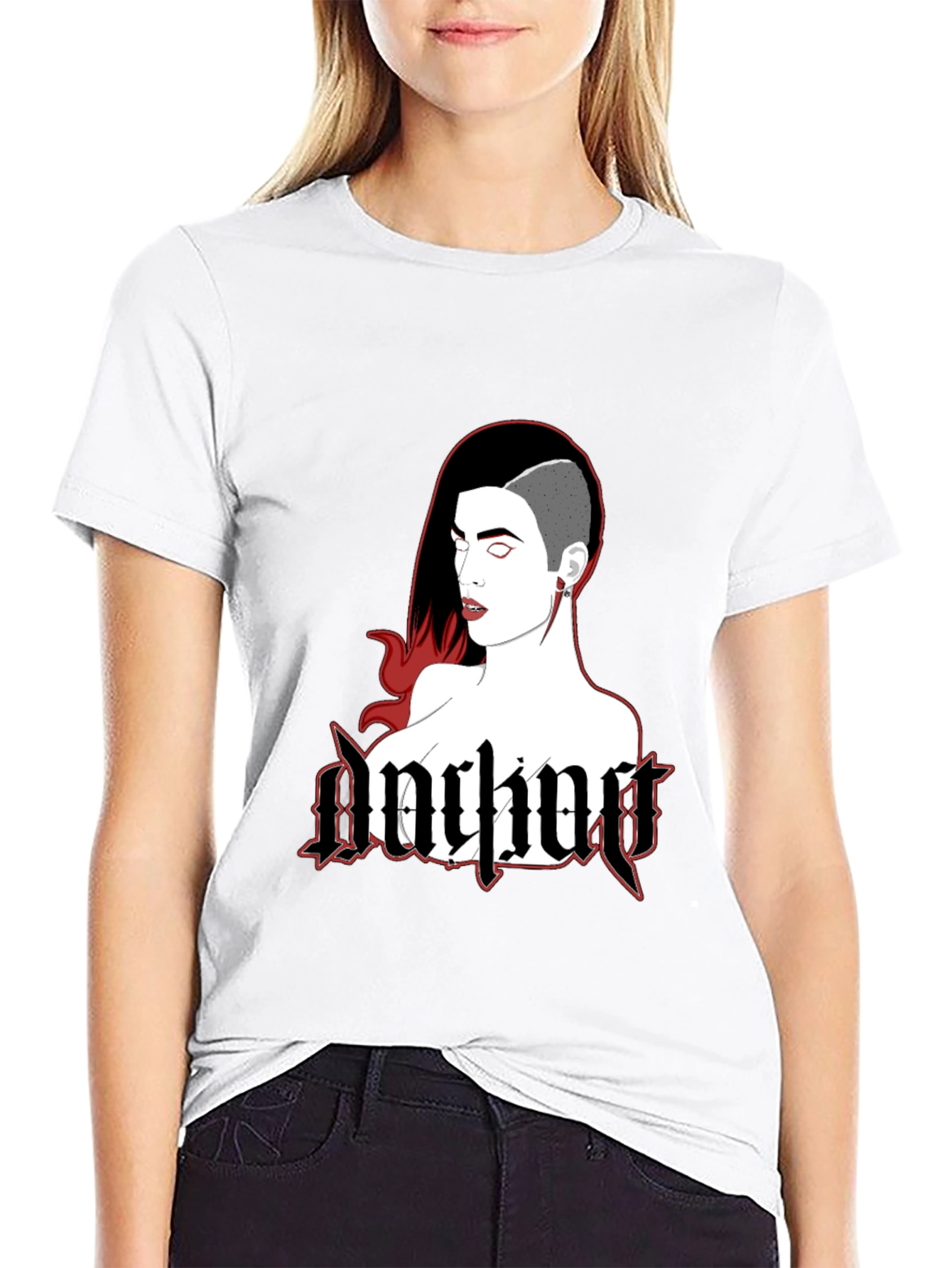 Anchor Woman Graphic T-Shirt