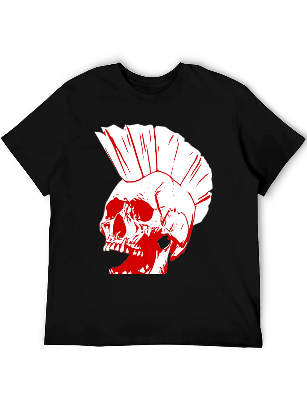 Punk Skull Graphic T-Shirt