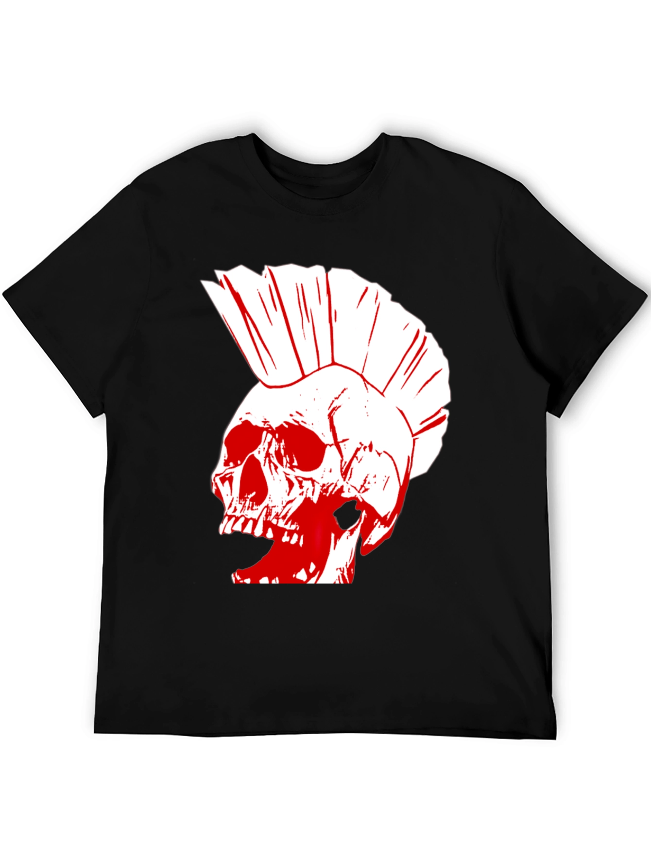 Punk Skull Graphic T-Shirt