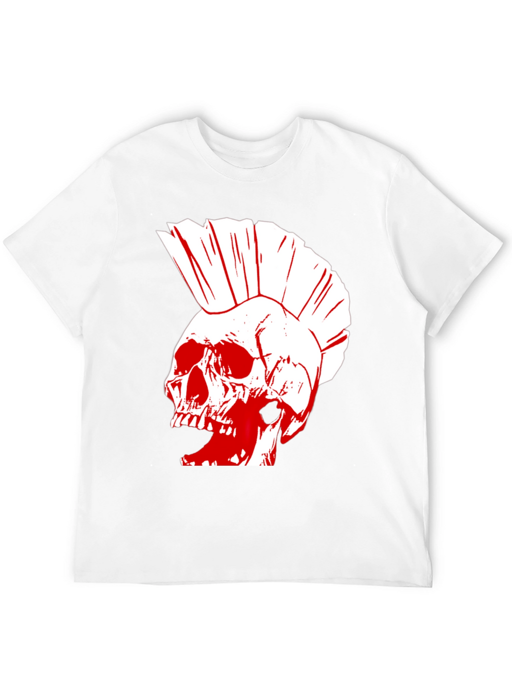 Punk Skull Graphic T-Shirt