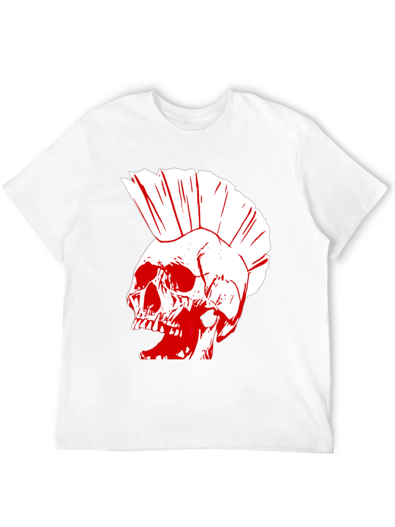 Punk Skull Graphic T-Shirt