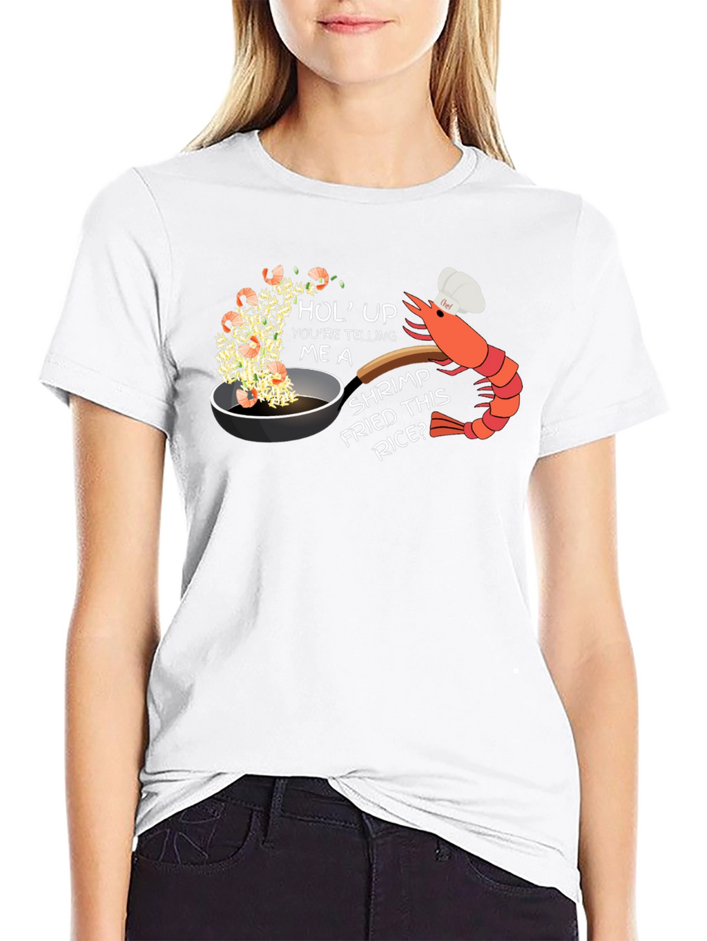 Shrimp Fried Rice Humor T-Shirt