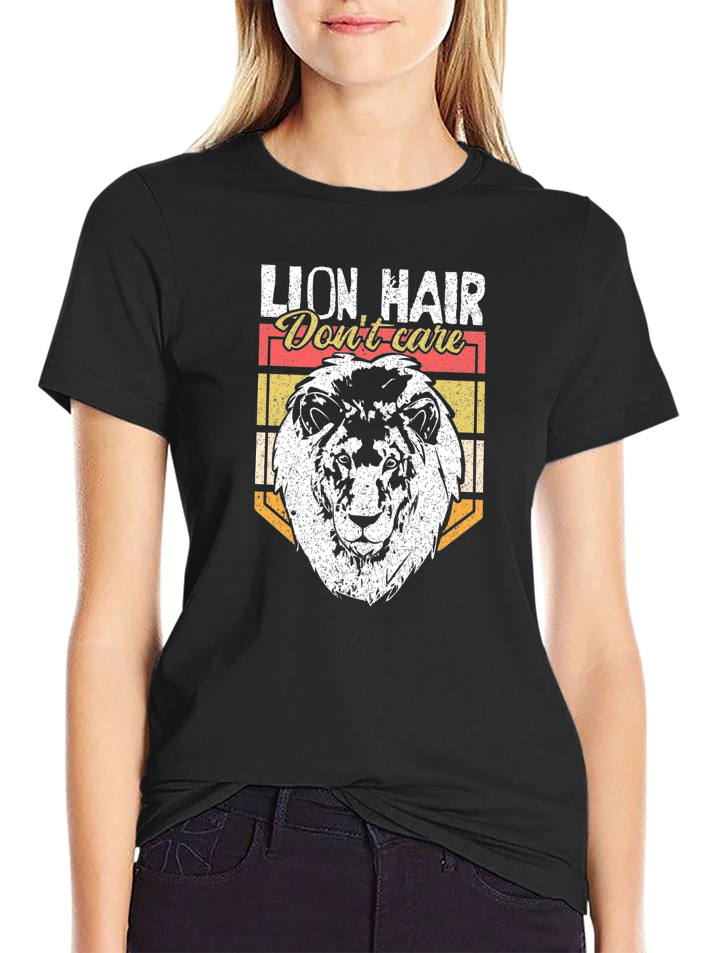 Lion Hair Dont Care Graphic Tee