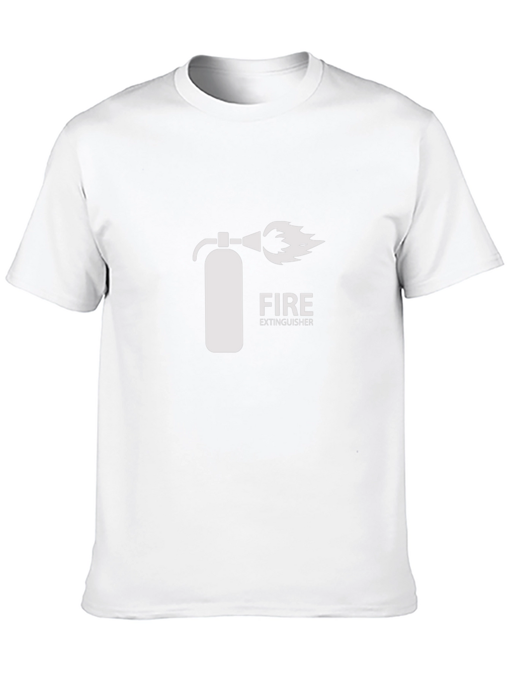 Fire Extinguisher Graphic T-Shirt - Trendy Cotton Tee