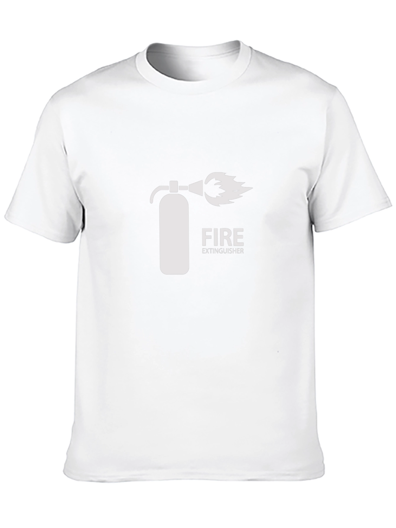 Fire Extinguisher Graphic T-Shirt - Trendy Cotton Tee
