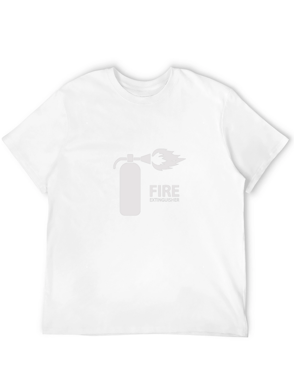 Fire Extinguisher Graphic T-Shirt - Trendy Cotton Tee