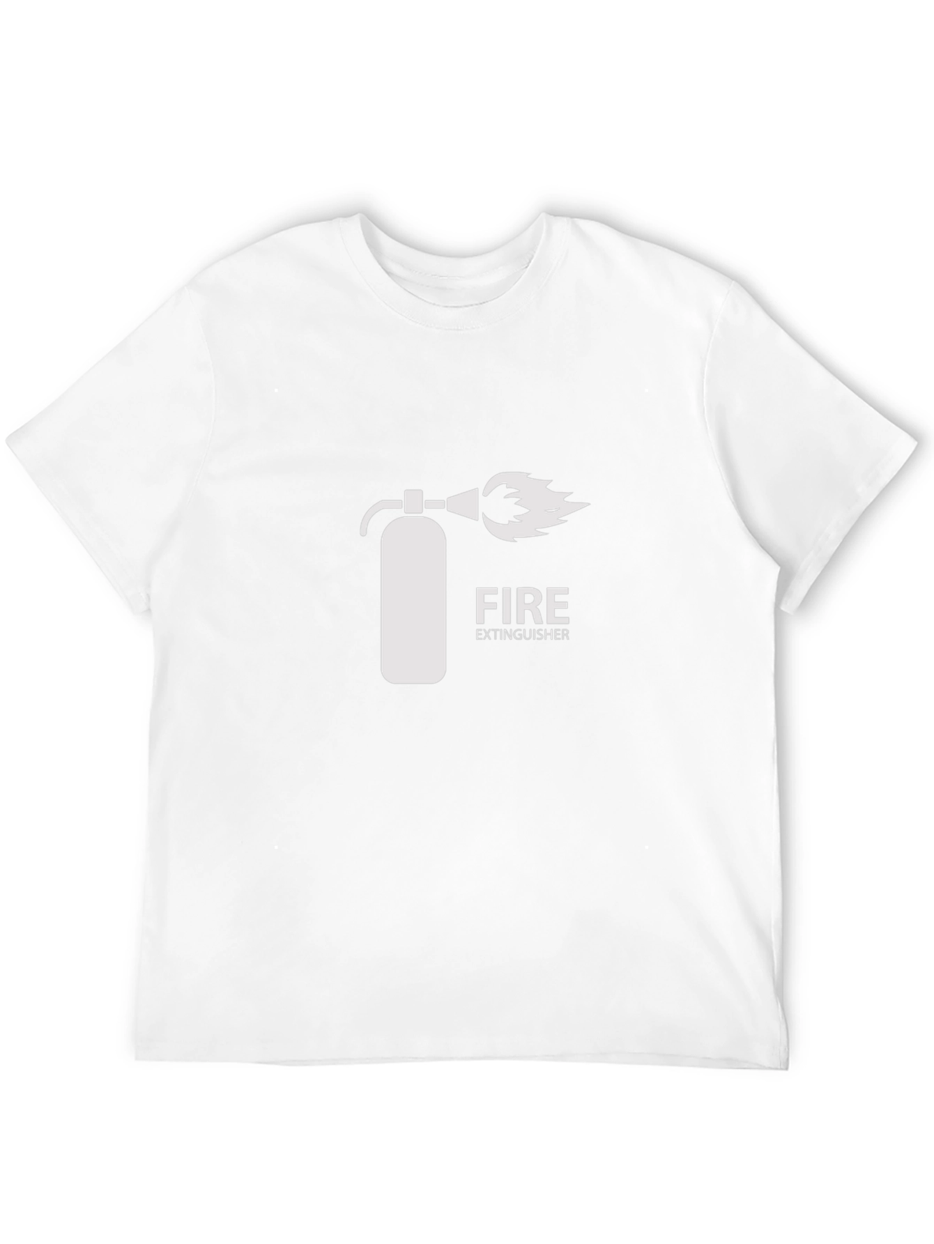 Fire Extinguisher Graphic T-Shirt - Trendy Cotton Tee