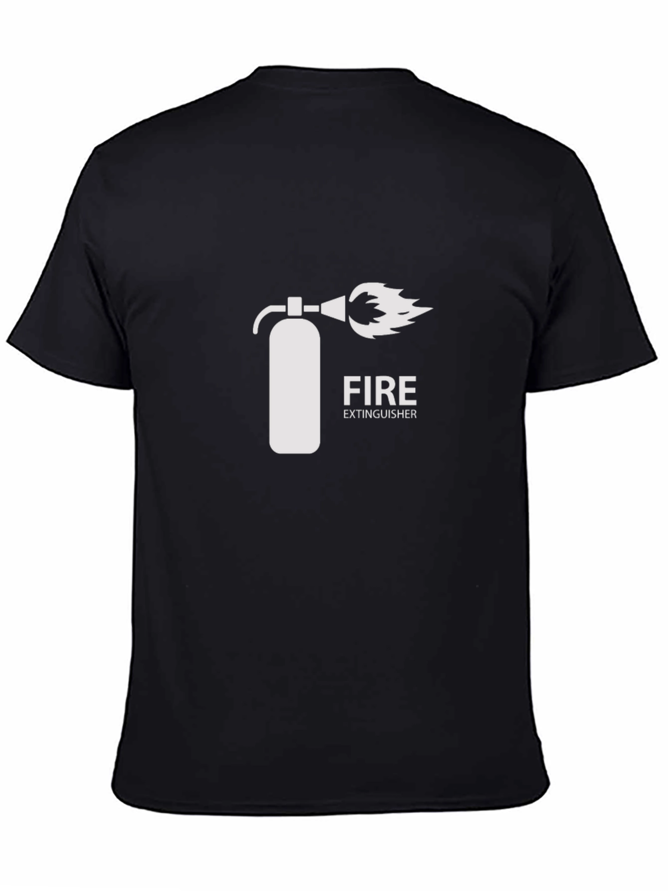 Fire Extinguisher Graphic T-Shirt - Trendy Cotton Tee