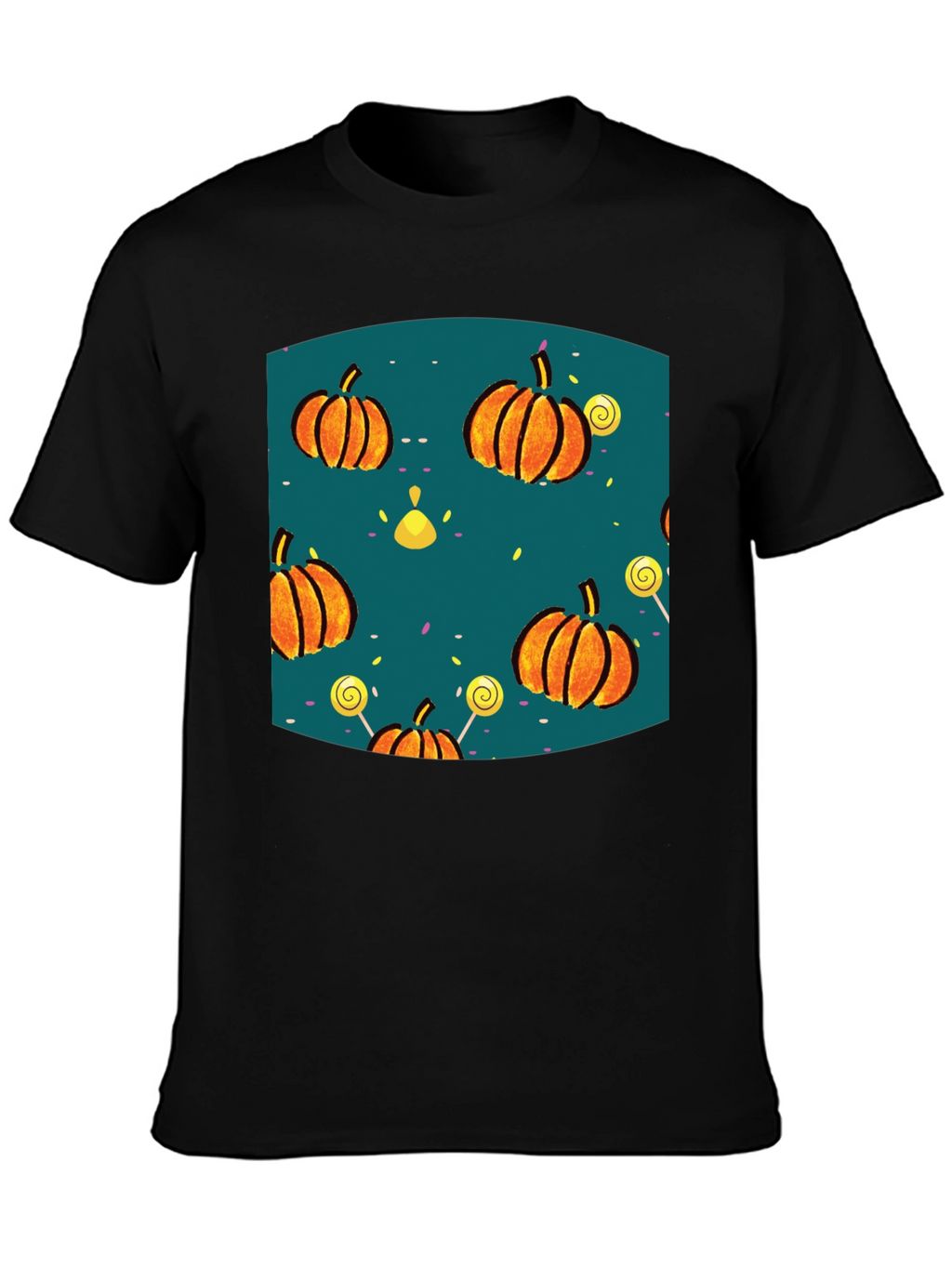 Halloween Pumpkin Lollipop T-Shirt