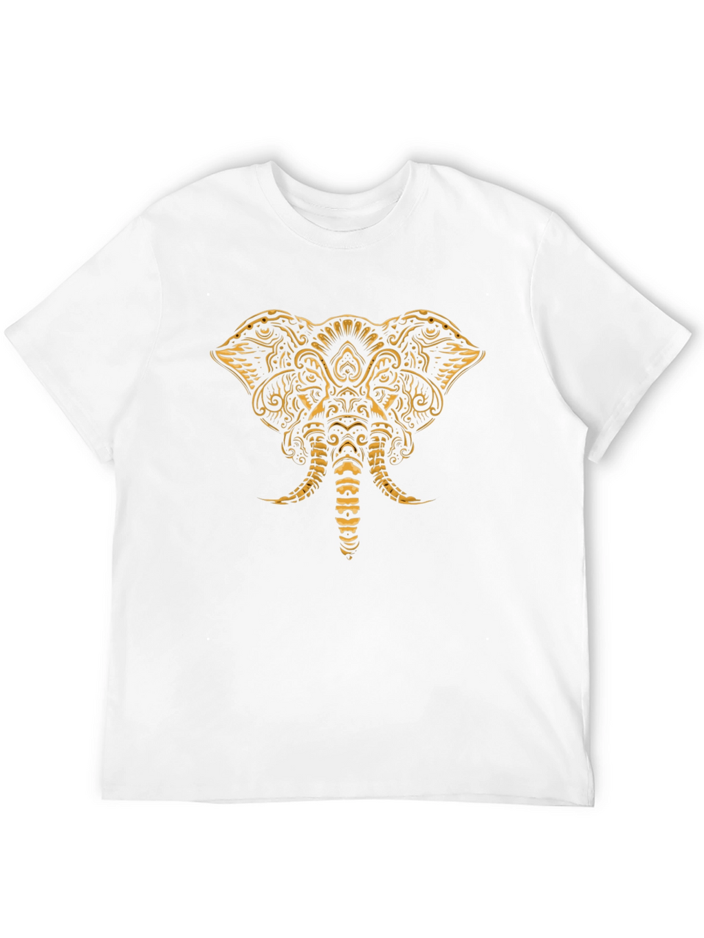 Elephant Mandala Graphic Tee - Stylish Black T-Shirt