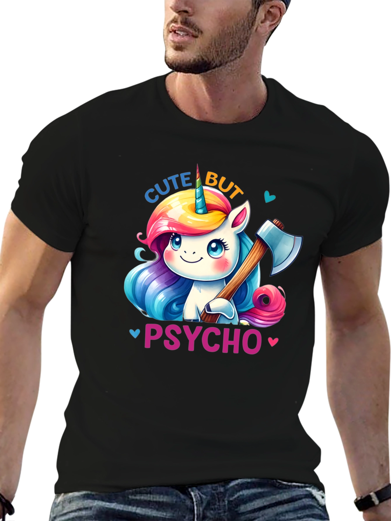 Cute But Psycho Unicorn T-Shirt