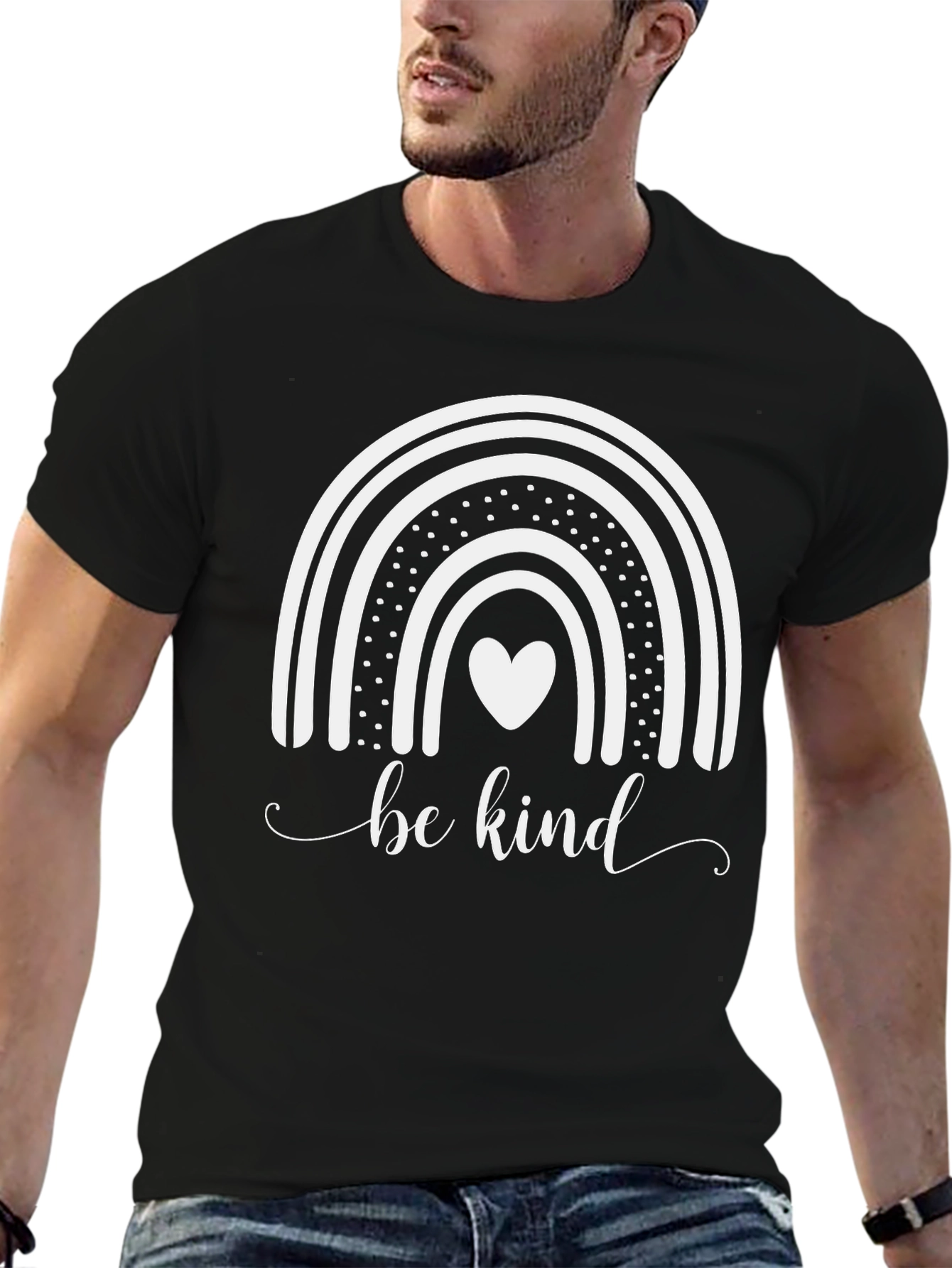 Be Kind Rainbow Graphic Tee