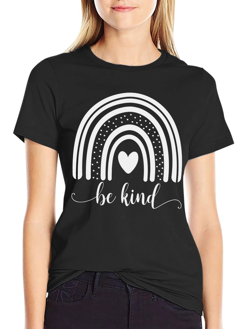 Be Kind Rainbow Graphic Tee