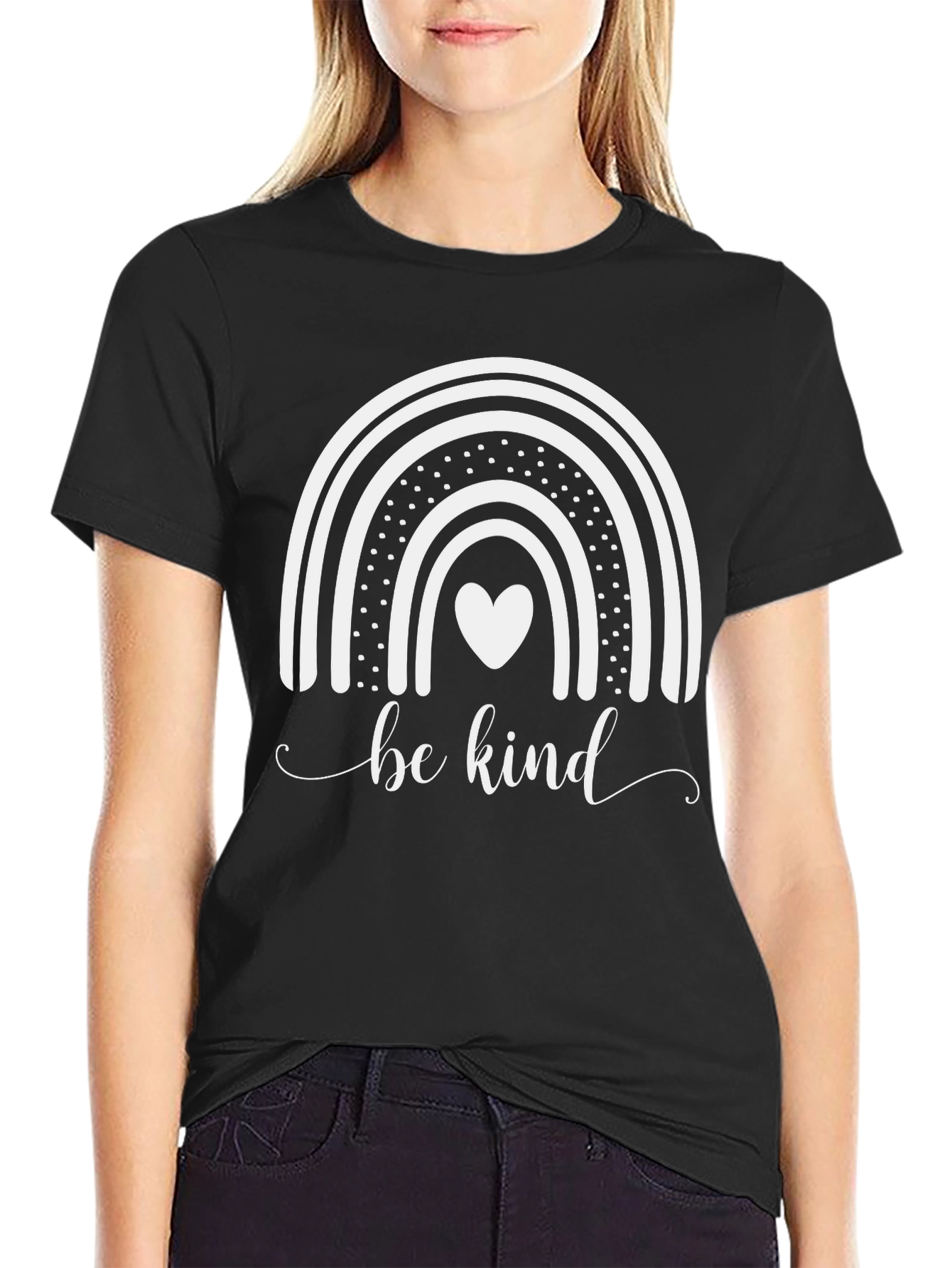 Be Kind Rainbow Graphic Tee
