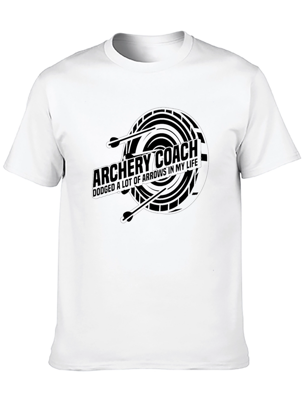 Archery Coach Arrow Dodge Graphic T-Shirt