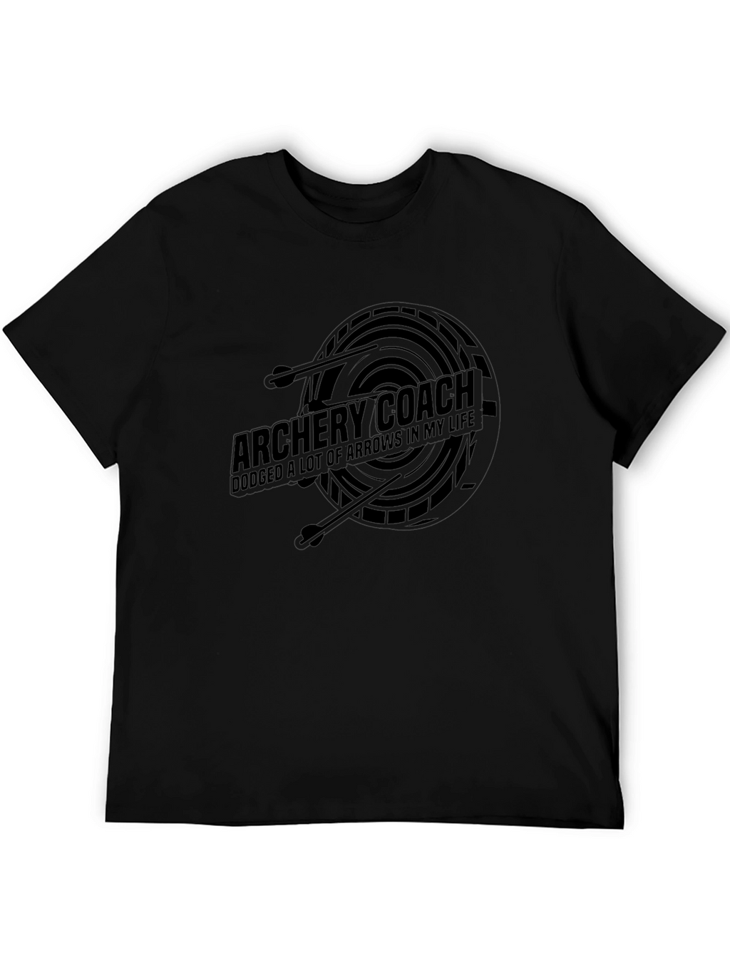 Archery Coach Arrow Dodge Graphic T-Shirt