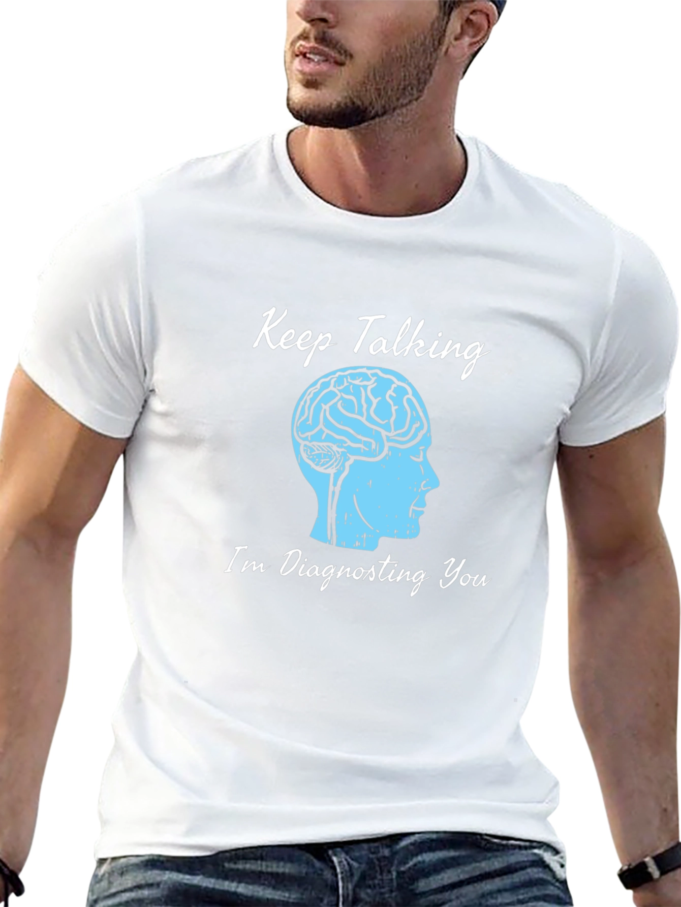 Keep Talking Brain Tee - Diagnosing You T-Shirt