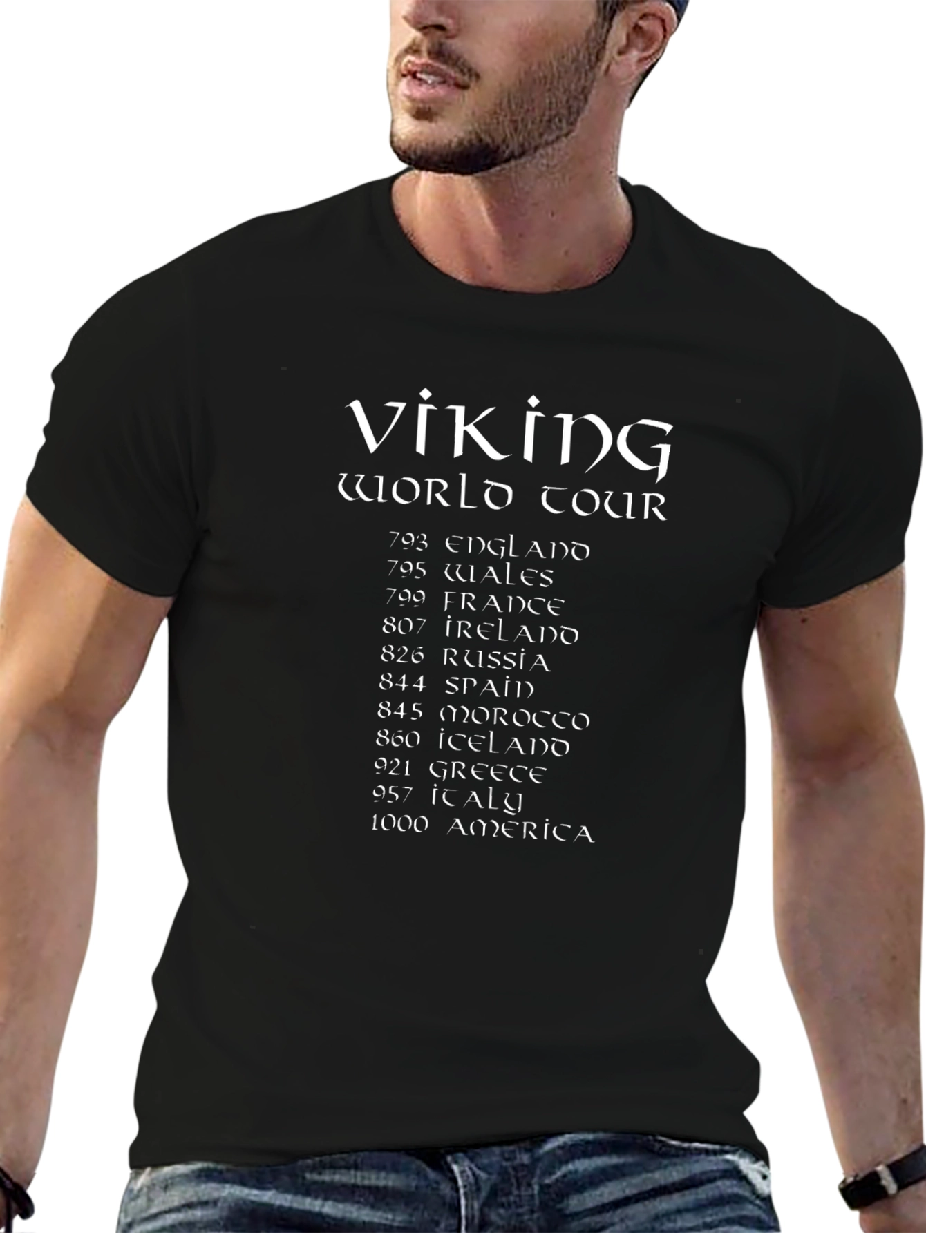 Viking World Tour T-Shirt - Black