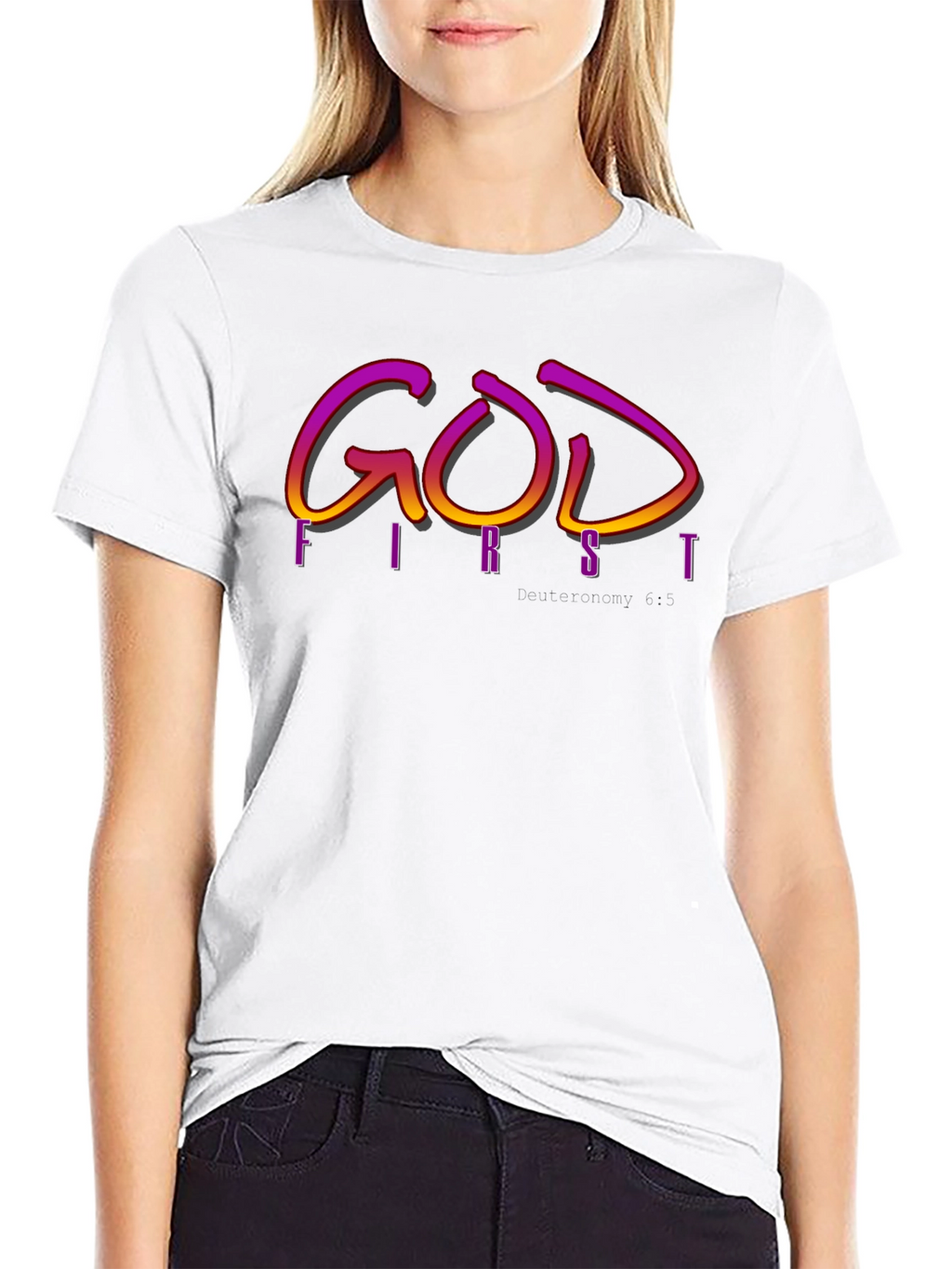 God First Graphic Tee - Stylish Christian Apparel