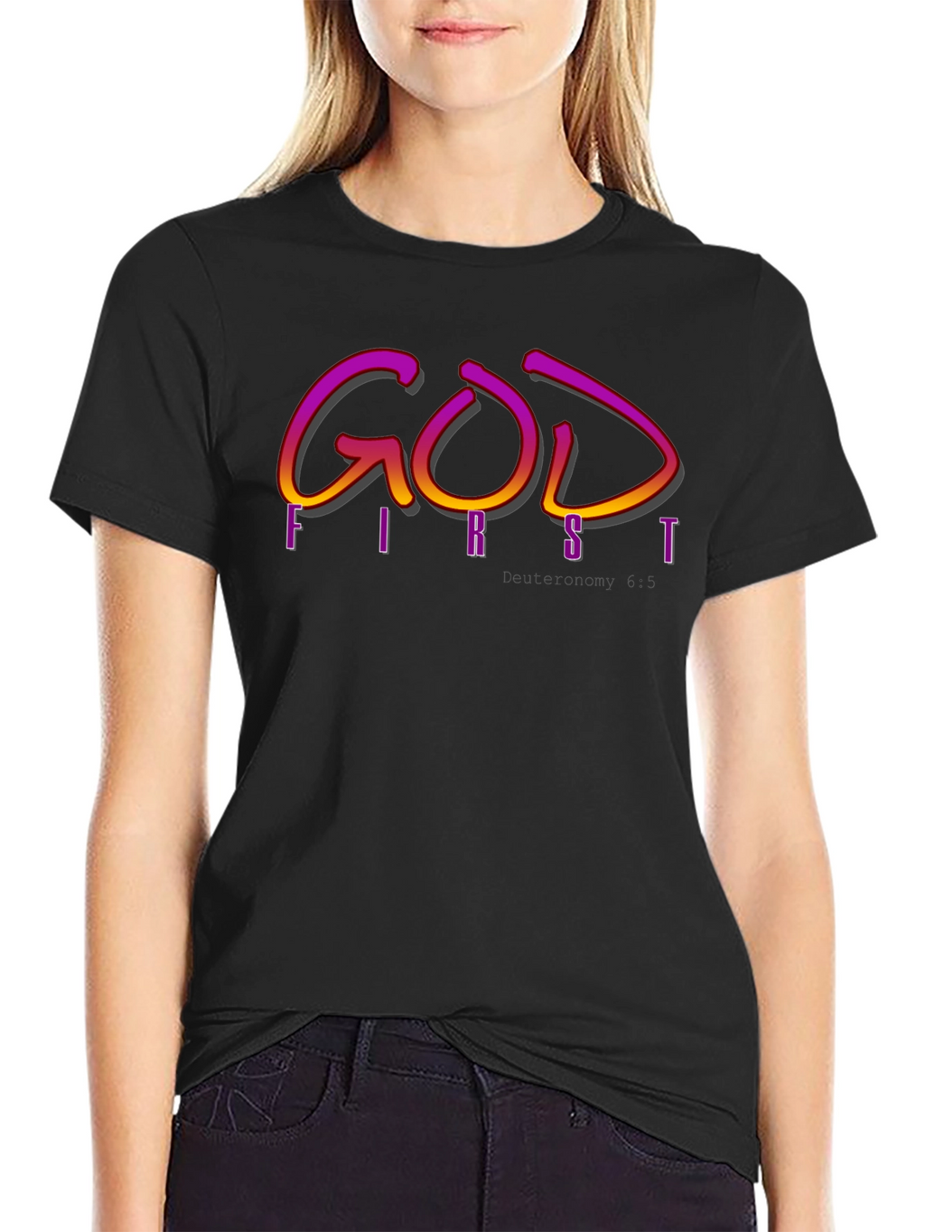 God First Graphic Tee - Stylish Christian Apparel
