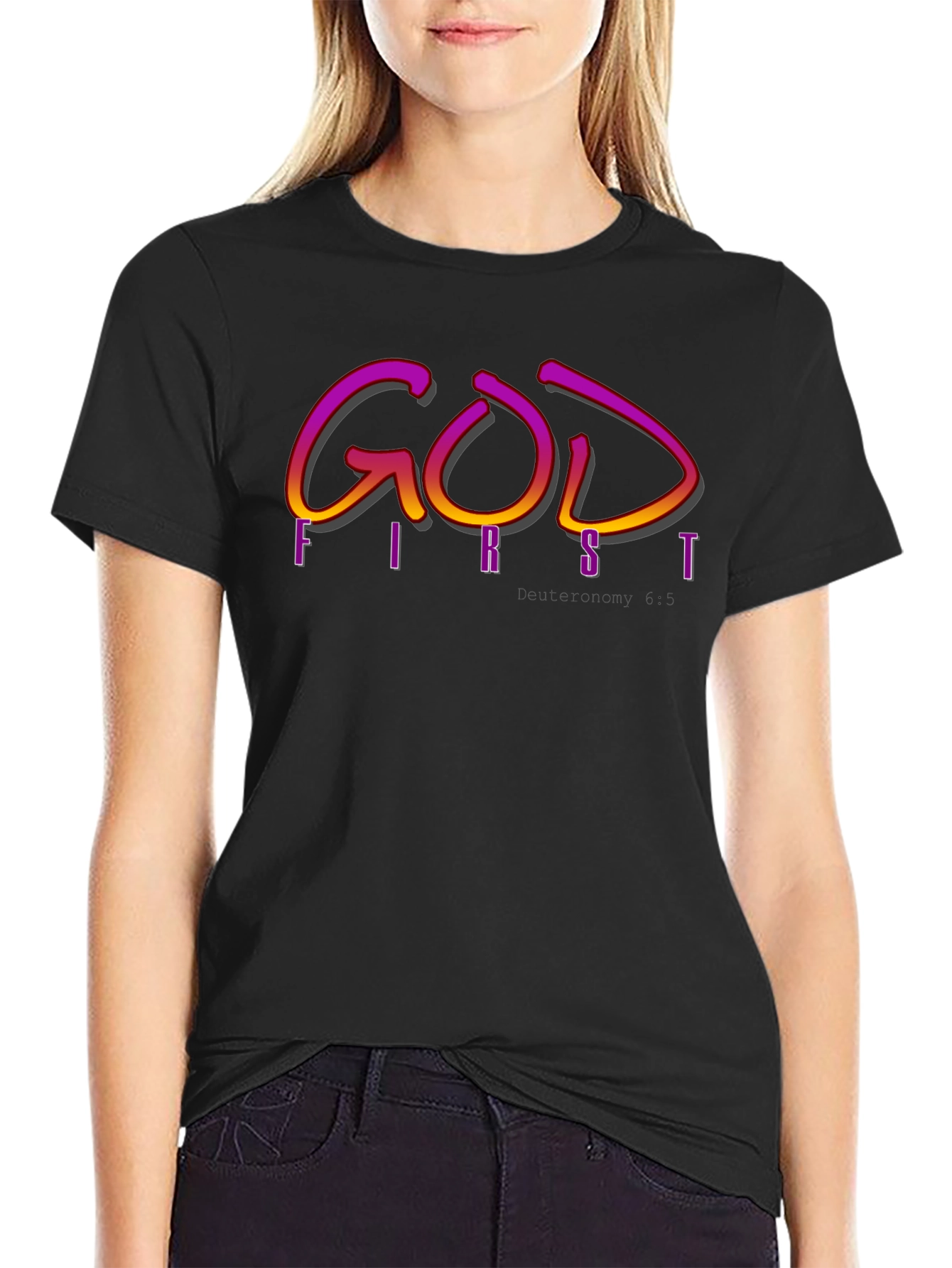 God First Graphic Tee - Stylish Christian Apparel