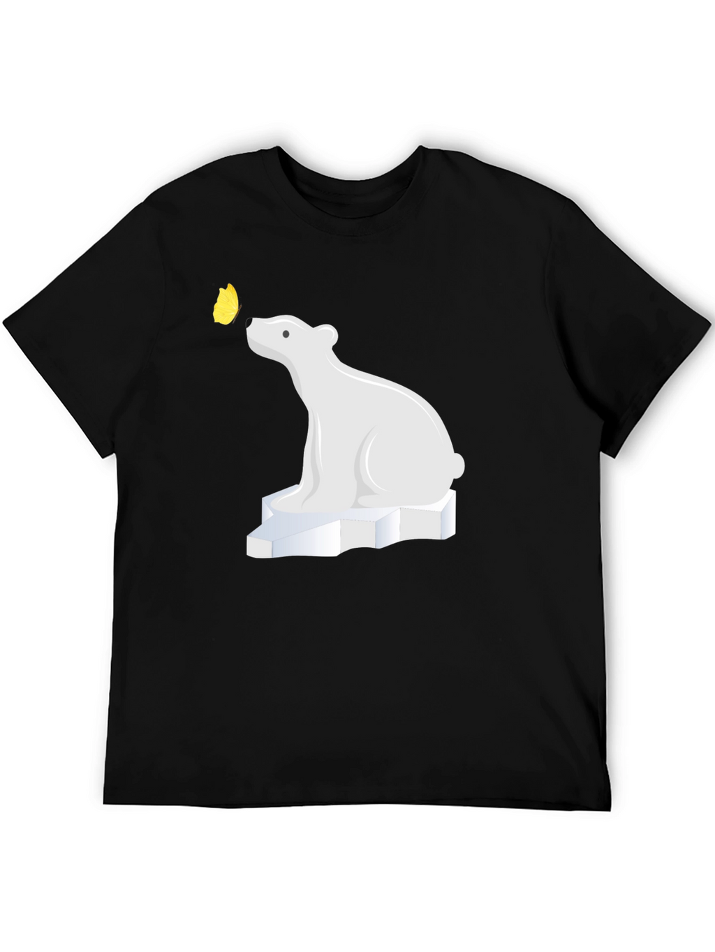 Polar Bear on Ice T-Shirt -  Cool Graphic Tee