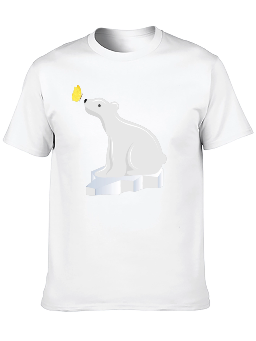 Polar Bear on Ice T-Shirt -  Cool Graphic Tee