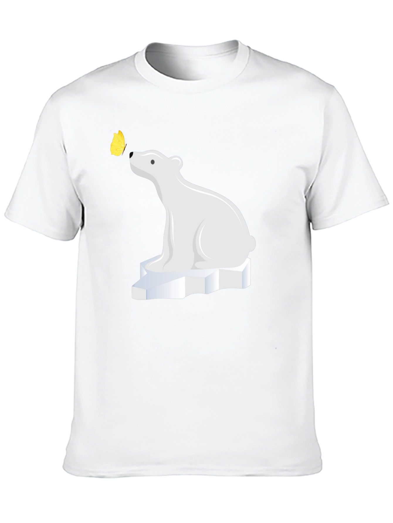 Polar Bear on Ice T-Shirt -  Cool Graphic Tee