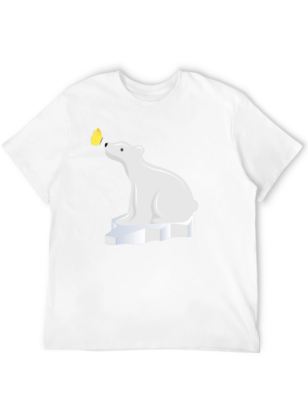 Polar Bear on Ice T-Shirt -  Cool Graphic Tee