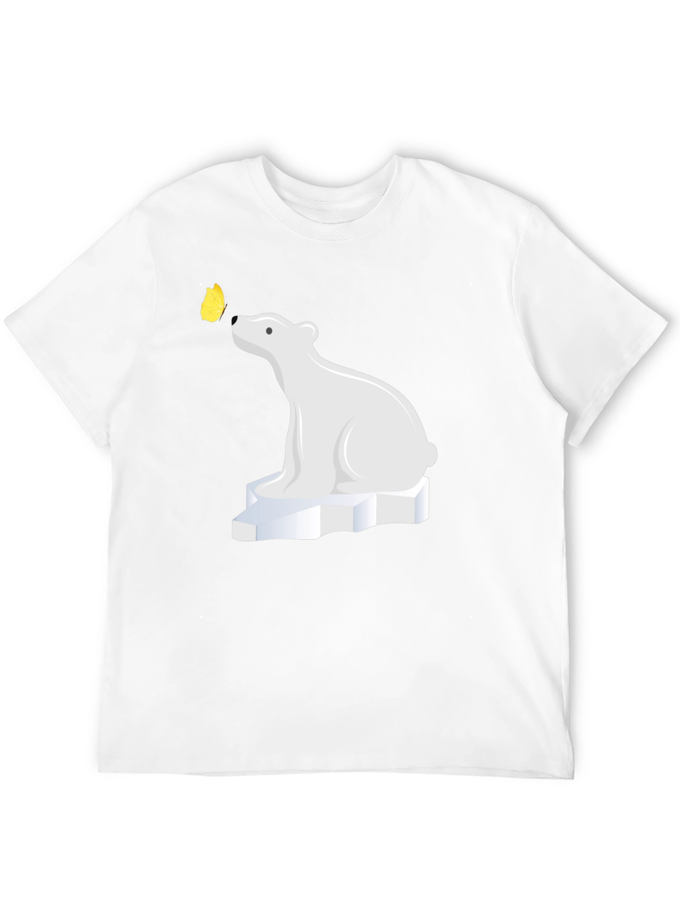 Polar Bear on Ice T-Shirt -  Cool Graphic Tee