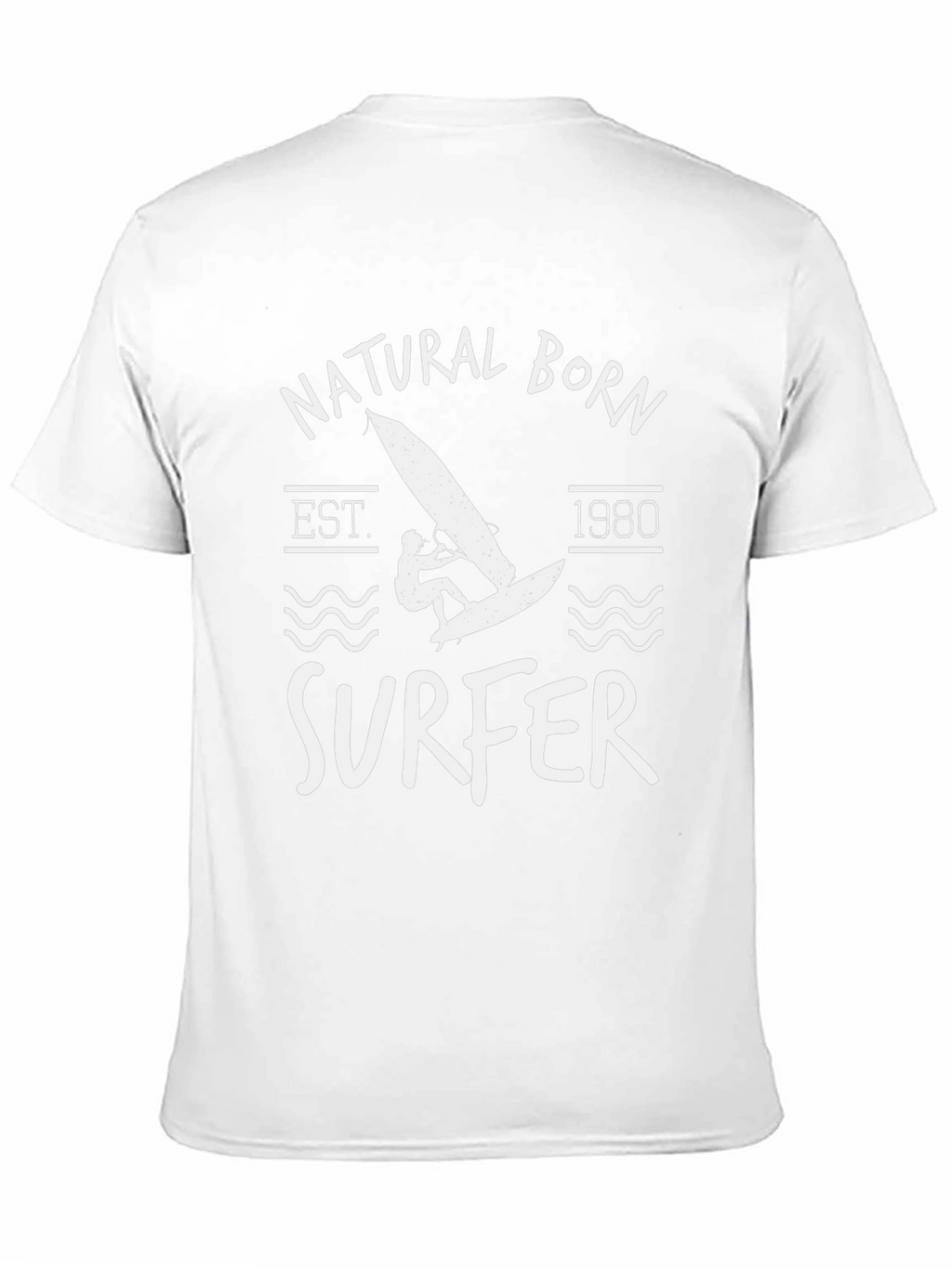 Natural Born Surfer T-Shirt Est. 1980 Surfing Tee