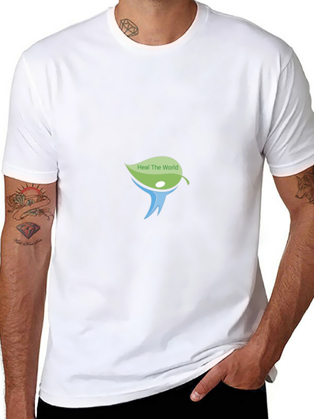 Heal The World T-Shirt - Eco-Friendly Design