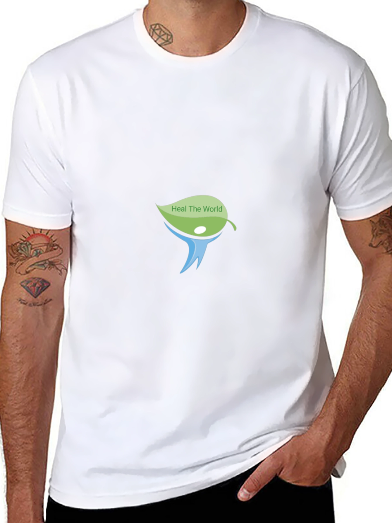 Heal The World T-Shirt - Eco-Friendly Design