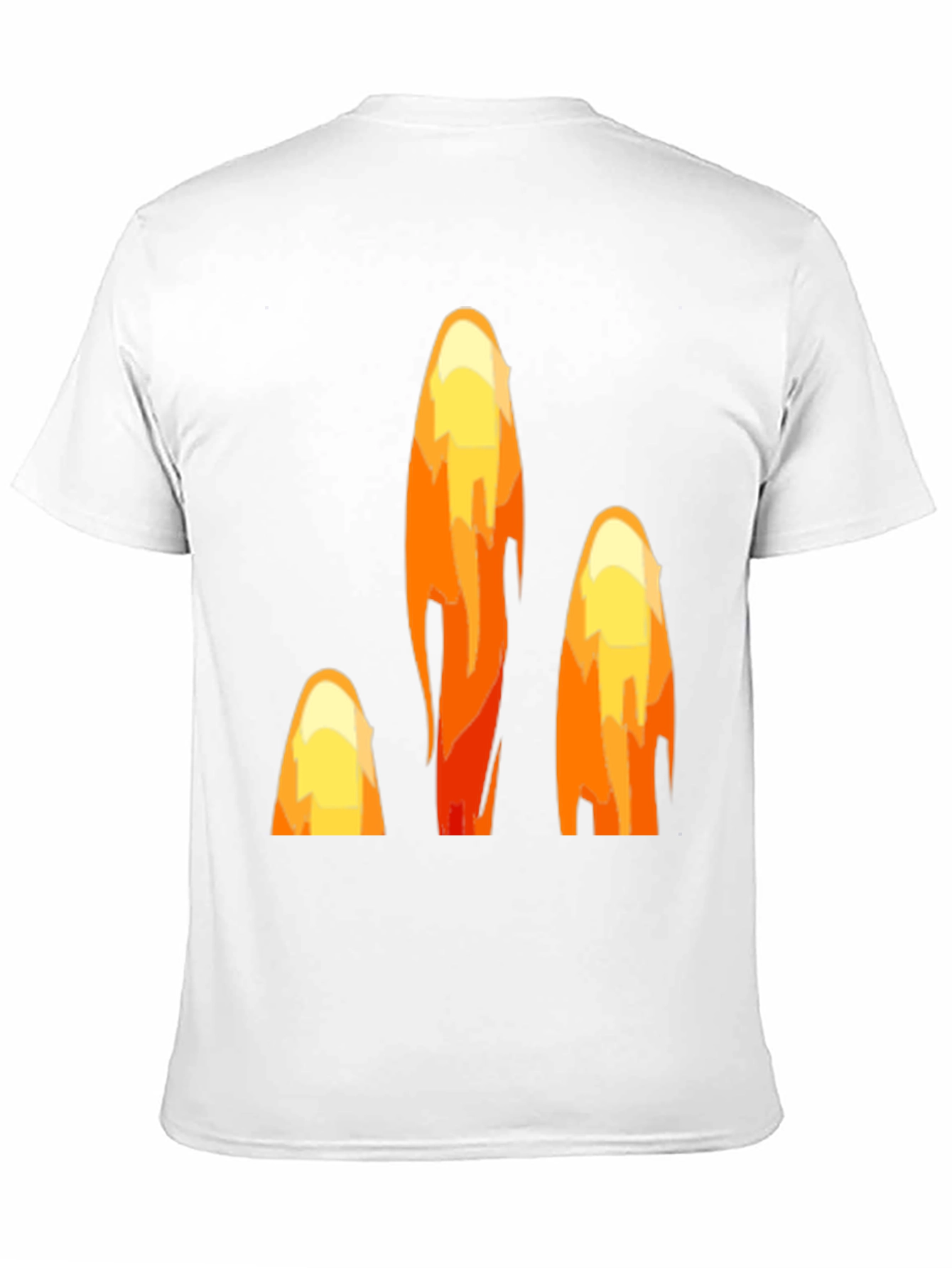 Fiery Peaks Graphic Black T-Shirt