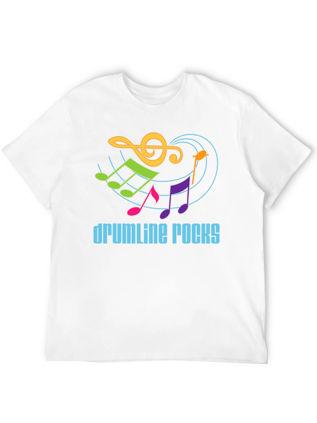 Drumline Rocks Graphic Tee - Music Lover Shirt