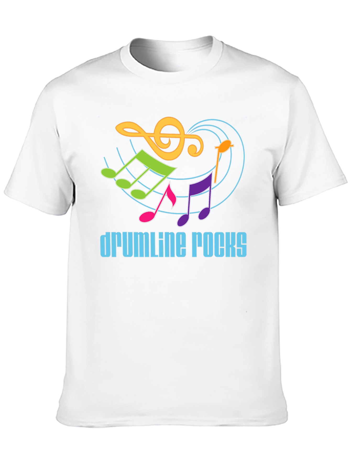 Drumline Rocks Graphic Tee - Music Lover Shirt