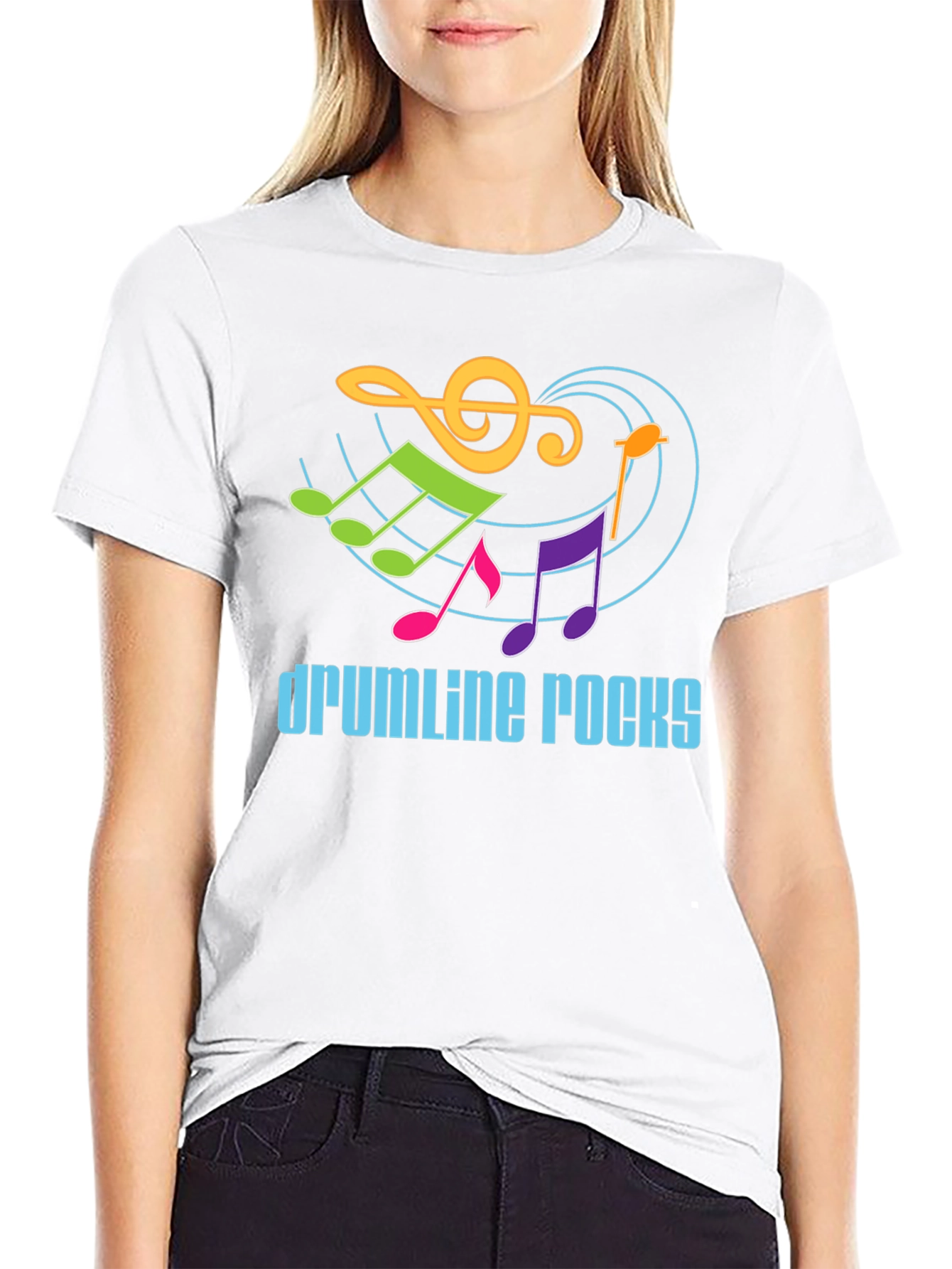 Drumline Rocks Graphic Tee - Music Lover Shirt