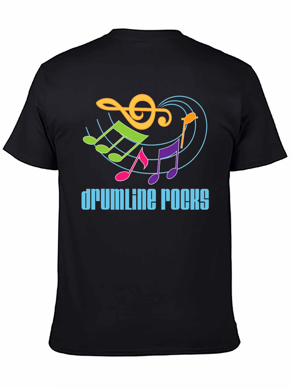 Drumline Rocks Graphic Tee - Music Lover Shirt