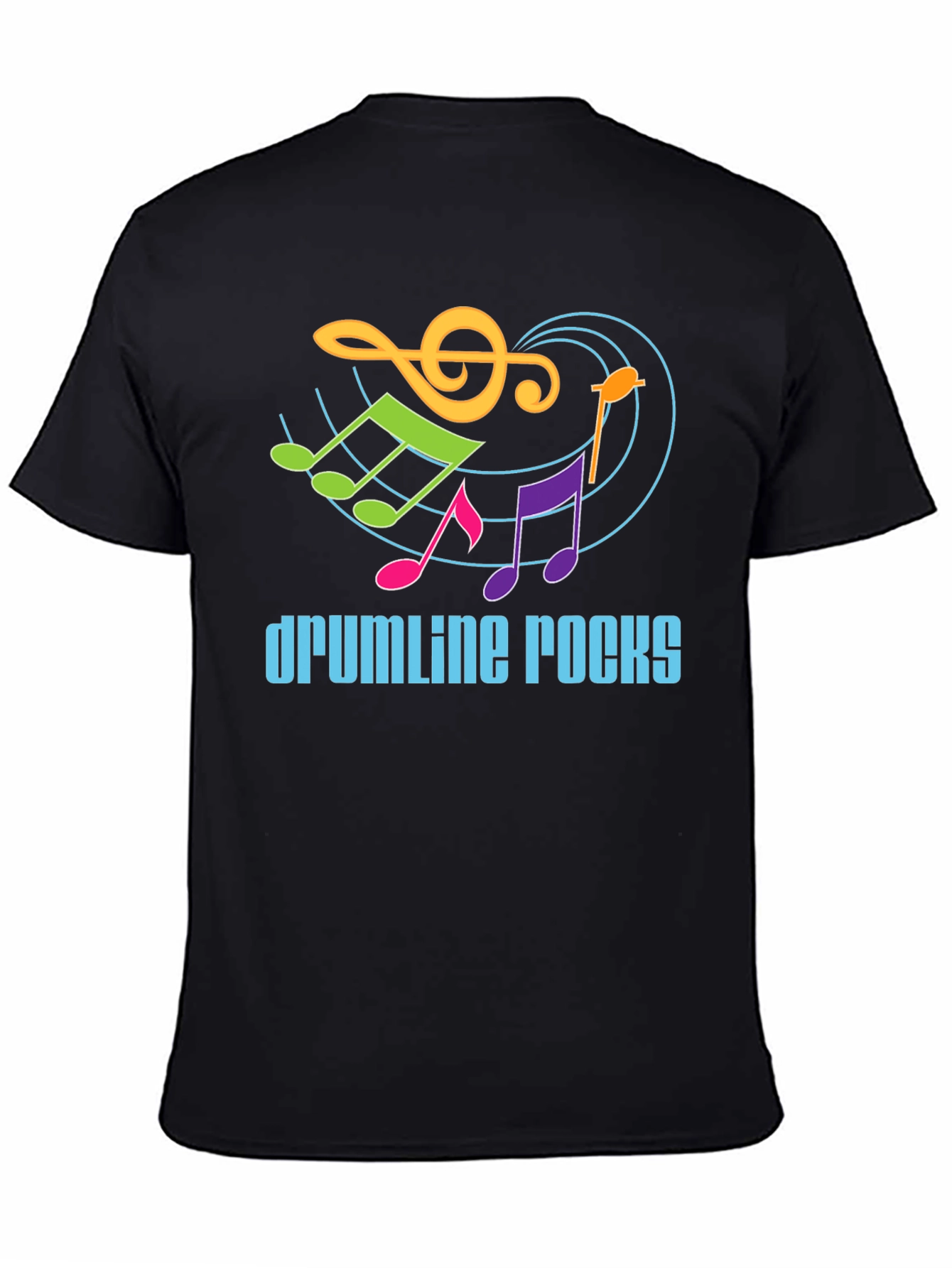 Drumline Rocks Graphic Tee - Music Lover Shirt