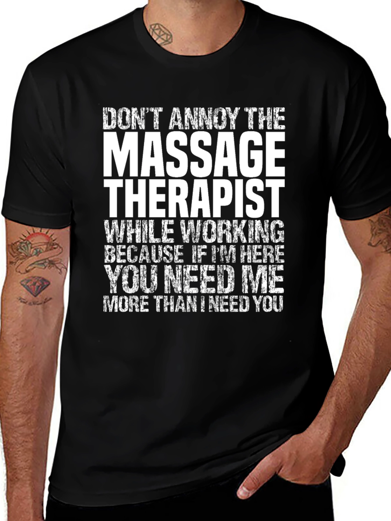 Massage Therapist T-Shirt Funny Gift