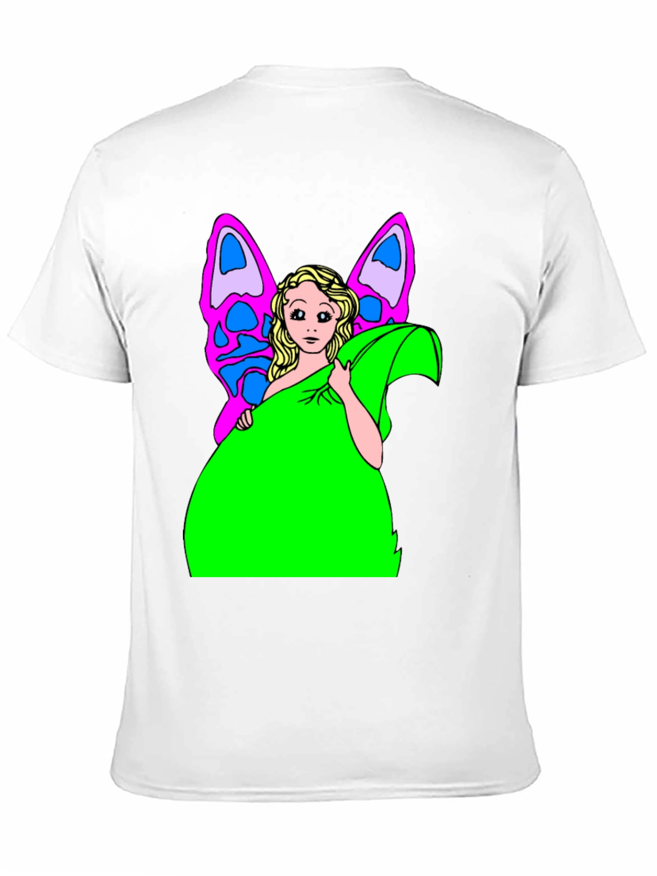 Butterfly Fairy Graphic Tee - Novelty T-Shirt
