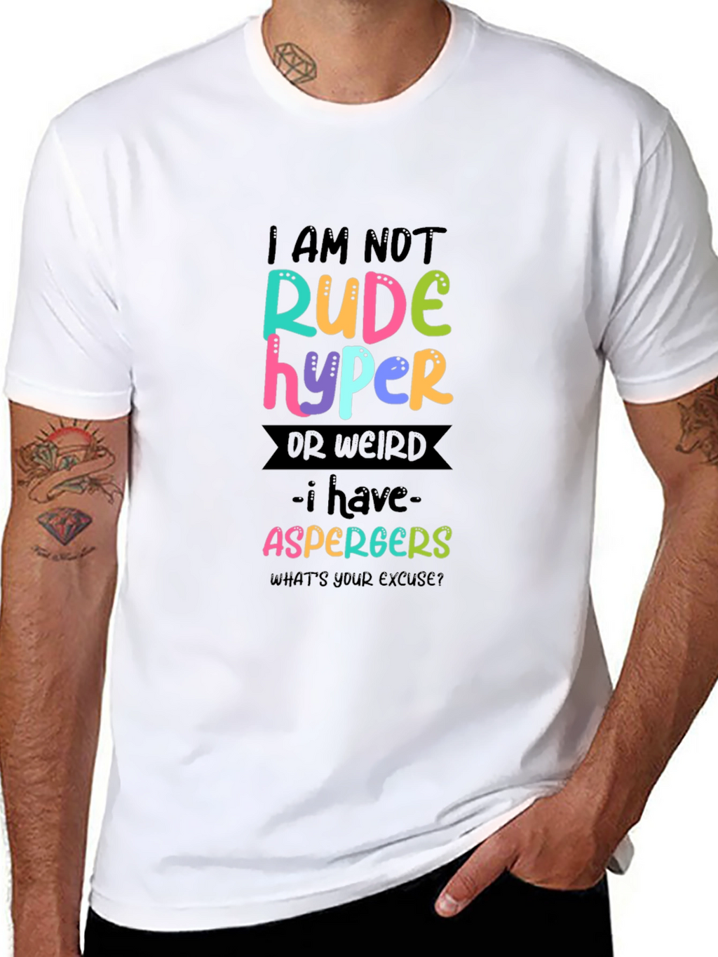 I AM NOT Rude Hyper - Aspergers T-Shirt