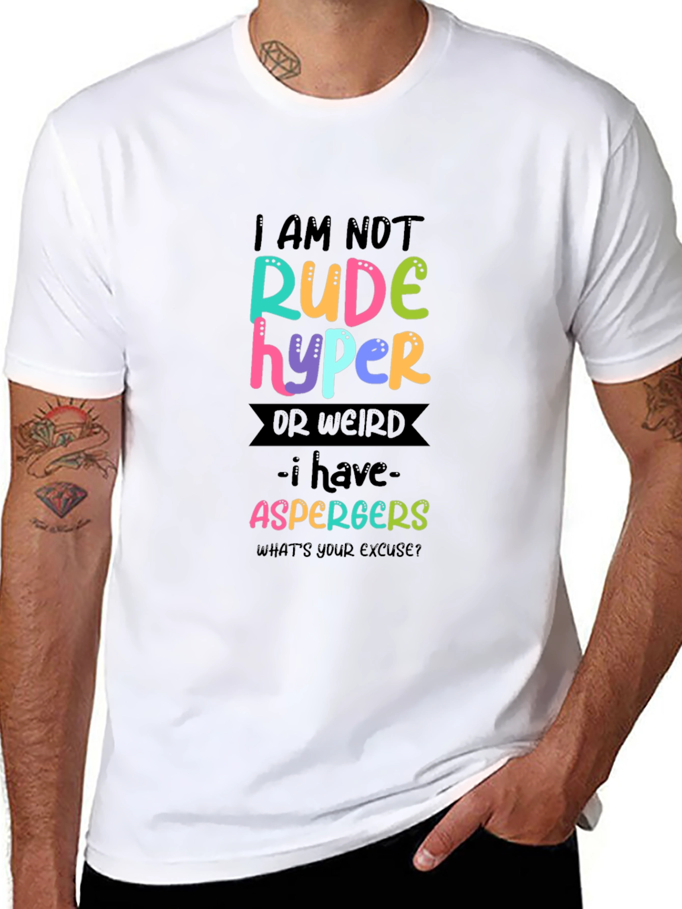 I AM NOT Rude Hyper - Aspergers T-Shirt