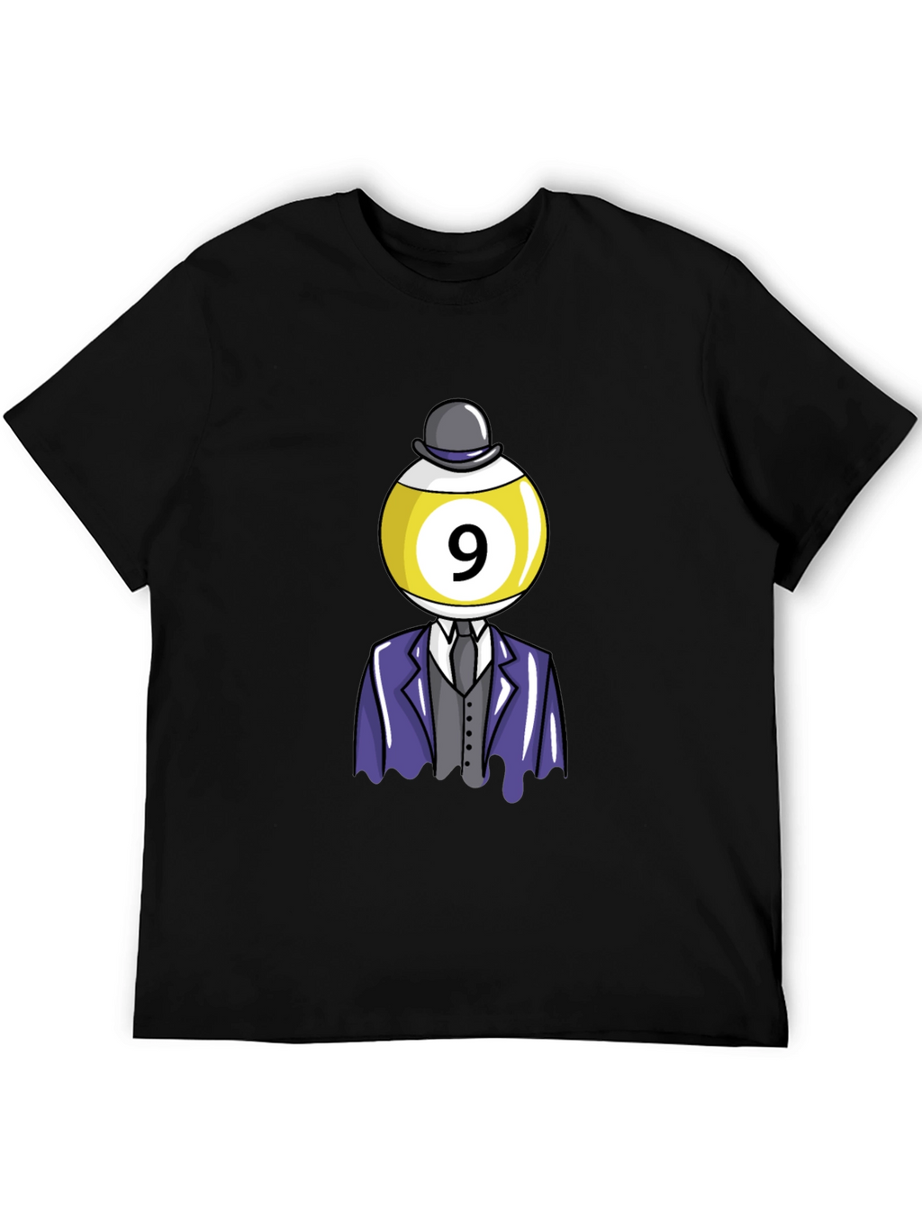 Novelty Nine Ball Head T-Shirt