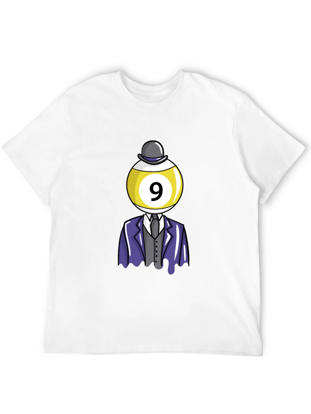 Novelty Nine Ball Head T-Shirt