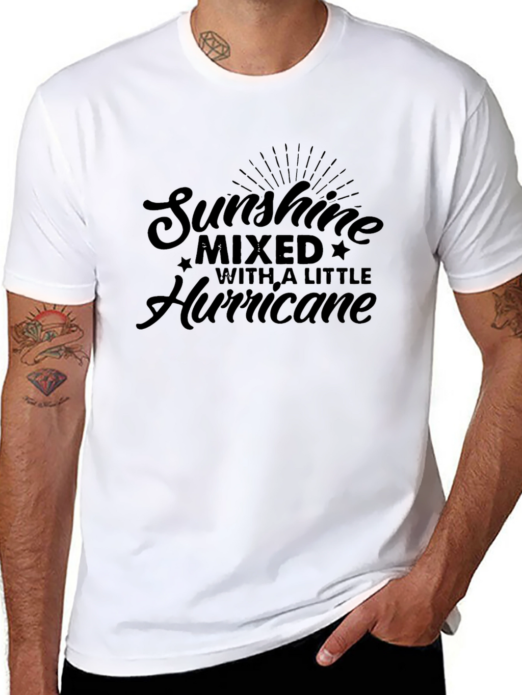 Sunshine & Hurricane Graphic T-Shirt