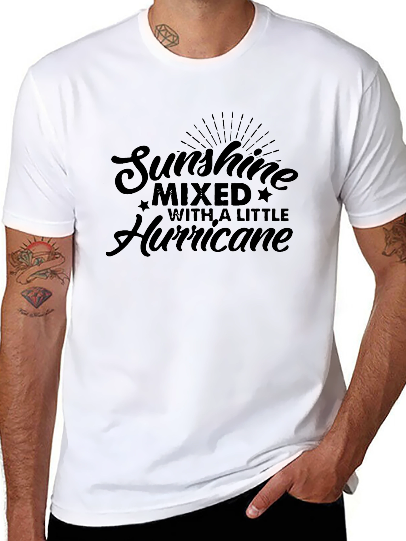 Sunshine & Hurricane Graphic T-Shirt