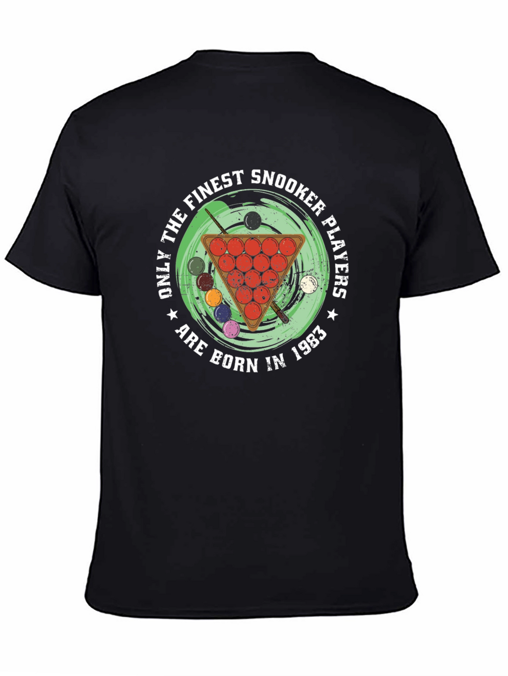 Snooker Players Born in 1983 Black T-Shirt